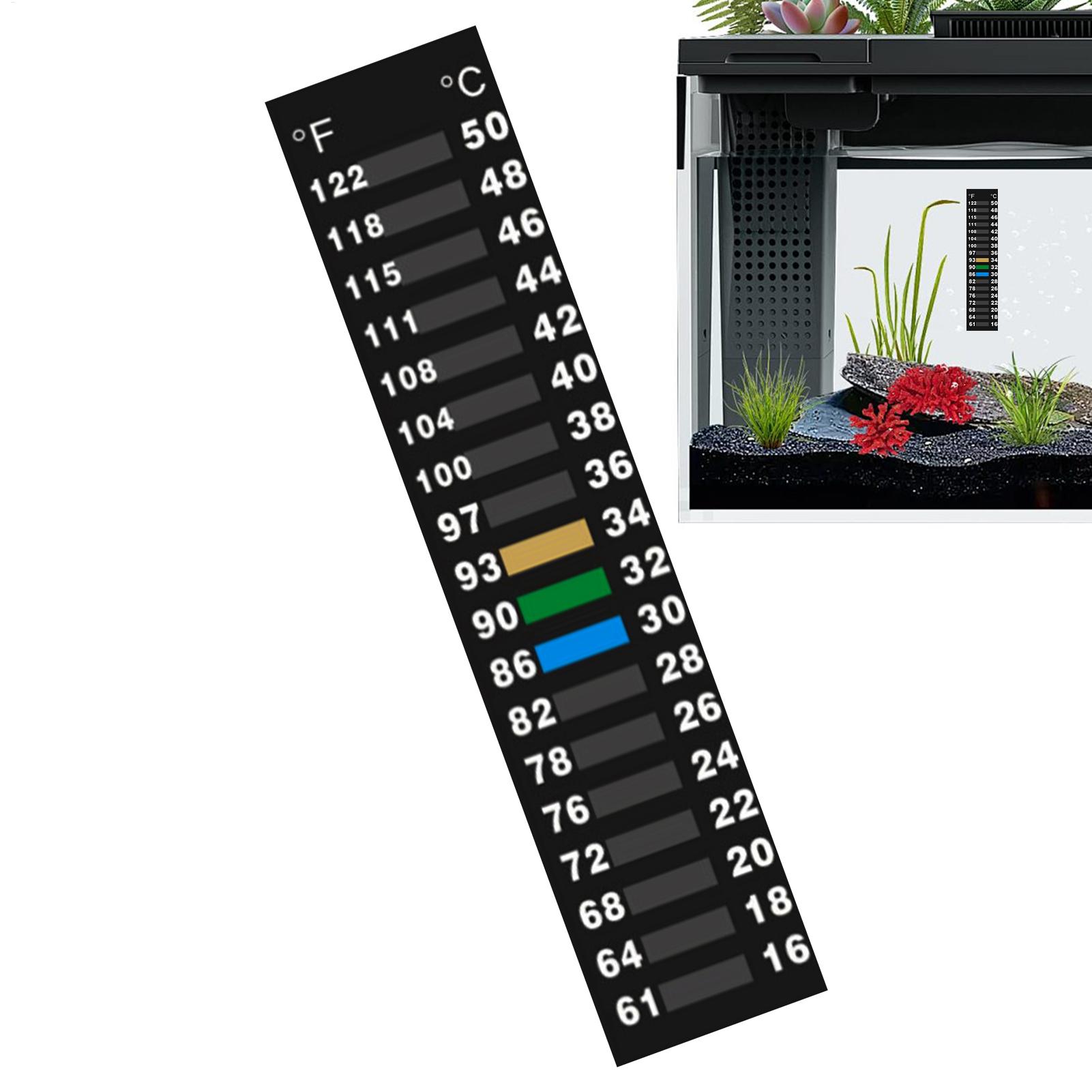 Temperature Strip Thermometer - Stiker Strip Temperatur LCD untuk Pelacakan