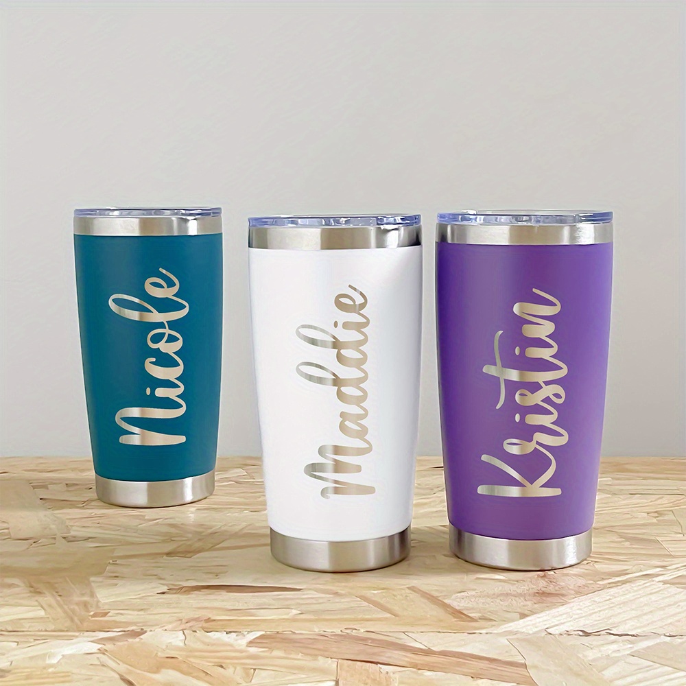 Coffee Equipment Names - Tumbler Stainless Steel 20oz dengan Nama