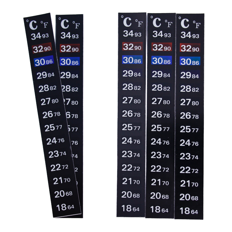 Temperature Strip Thermometer - 1/2/3/5 Buah/Lot Strip Termometer Berubah Warna
