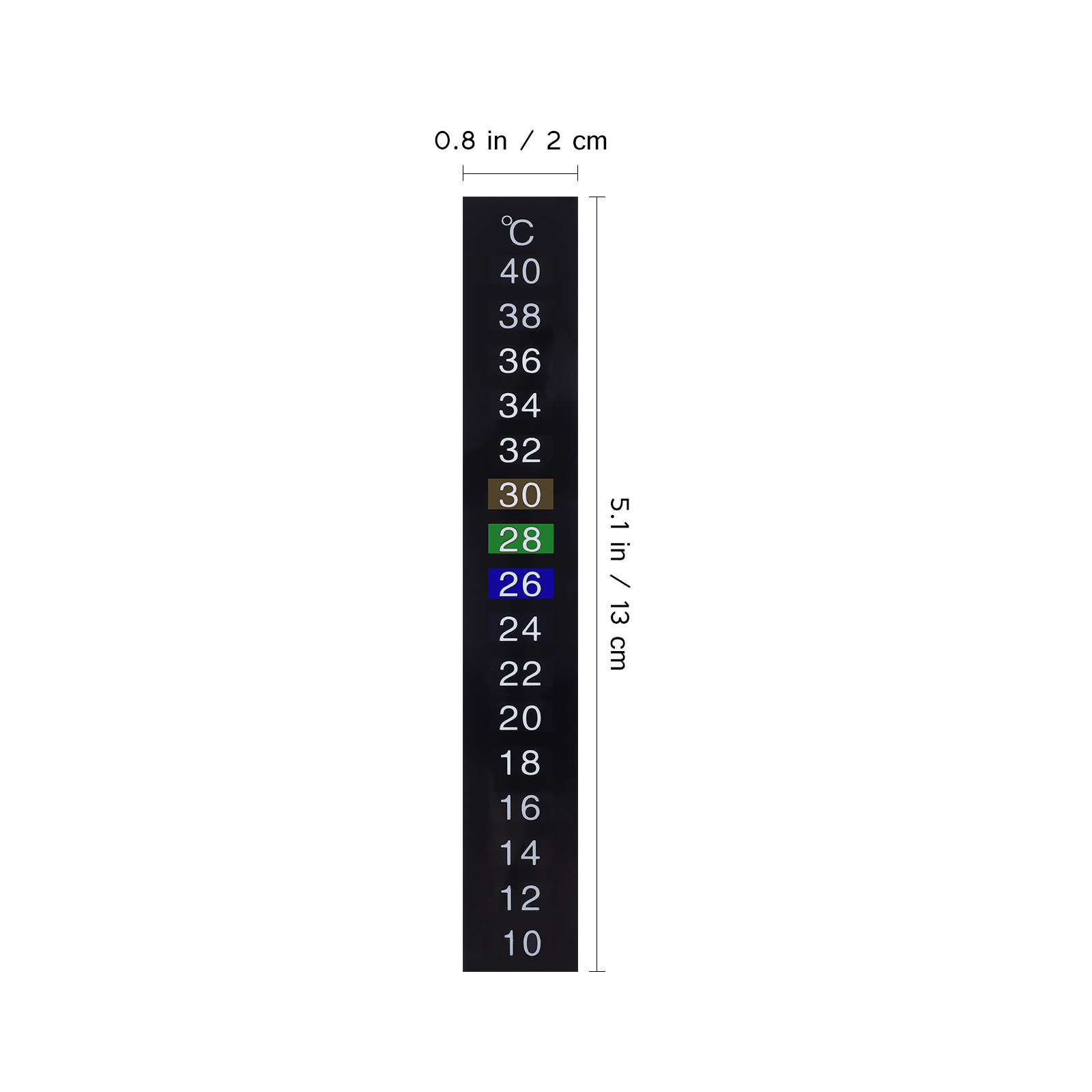 10 Buah Stiker Termometer Suhu - Temperature Strip Thermometer ulasan dan harga