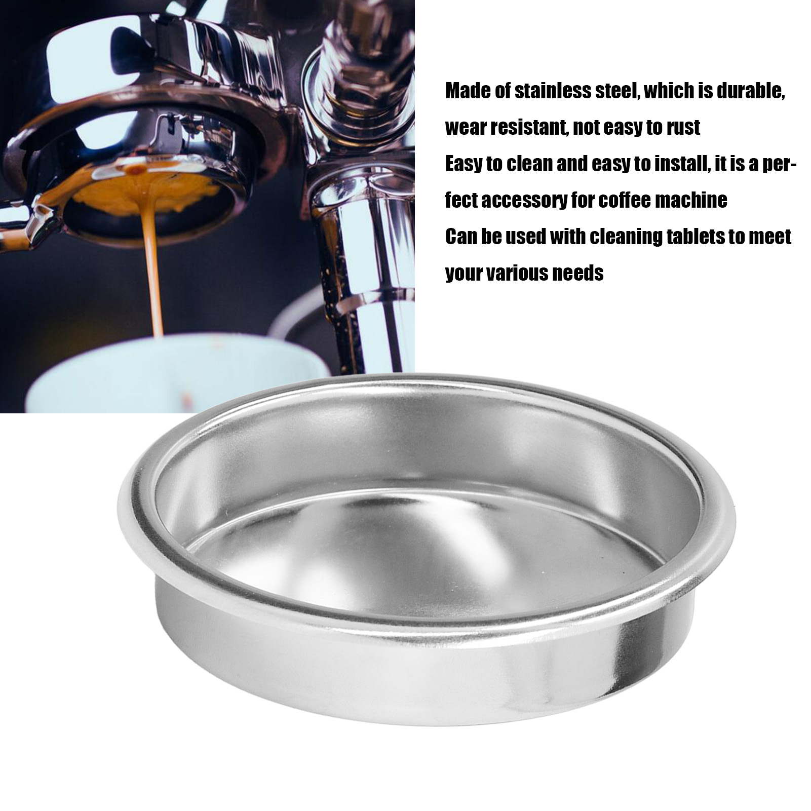 Mesin kopi Espresso cakram Bac - Blind Filter Disc ulasan dan harga