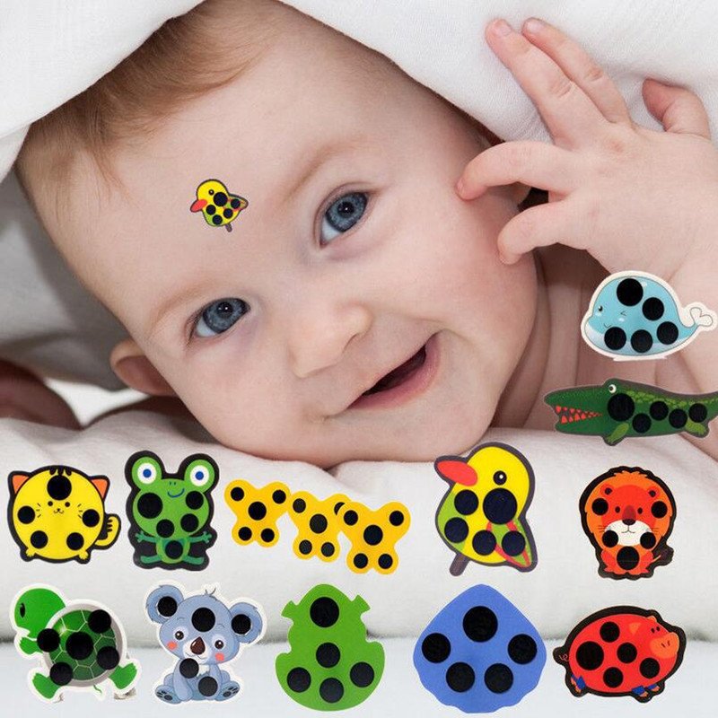 5 Buah Bayi Lucu Kartun Hewan  - Temperature Strip Thermometer ulasan dan harga