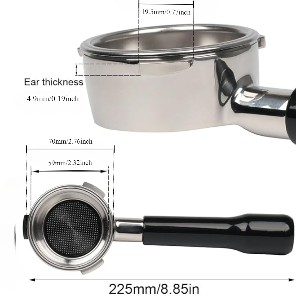 Portafilter Tanpa Dasar 58MM 3 - Portafilter 58Mm ulasan dan harga
