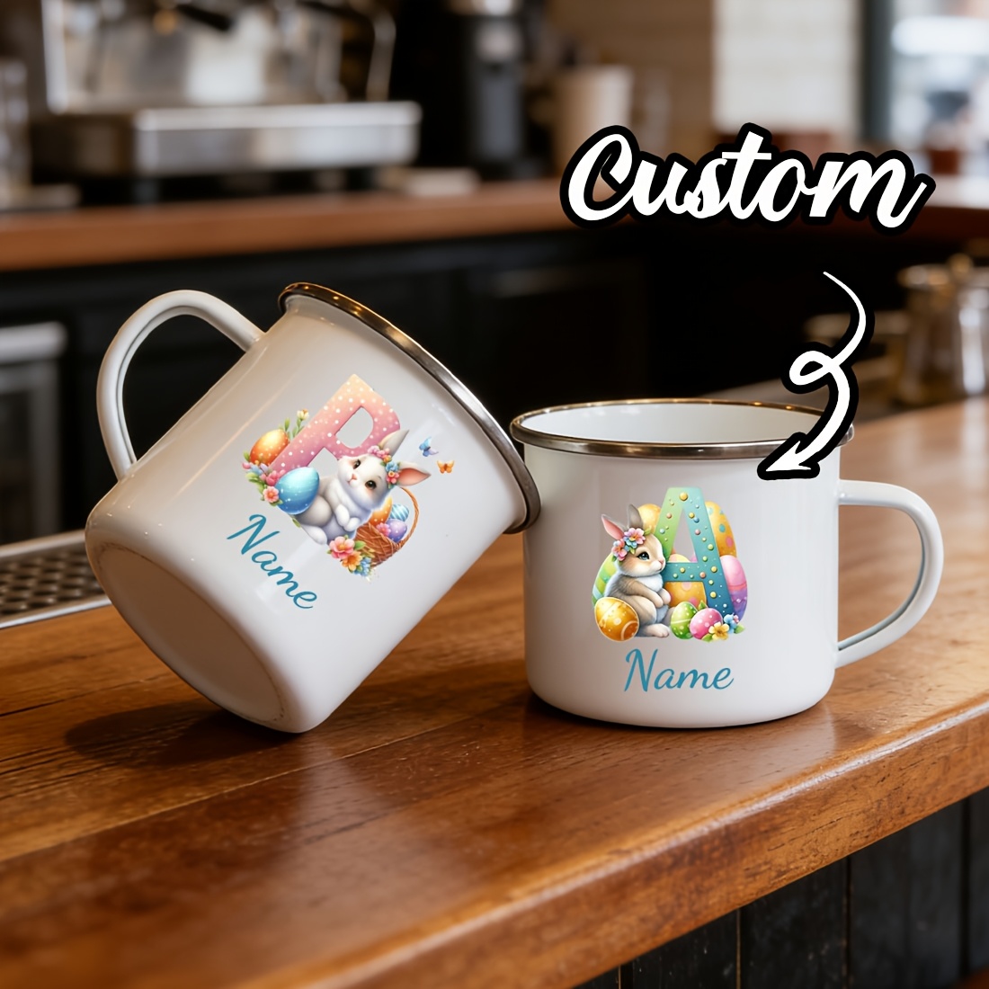 Mug Pribadi Bermotif Bunga den - Coffee Equipment Names ulasan dan harga