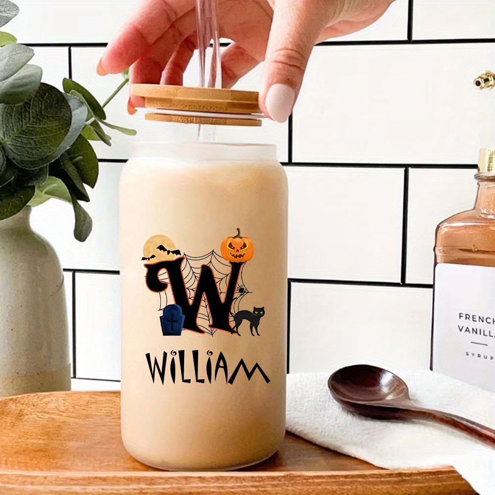 Gelas Kaca Custom dengan Nama  - Coffee Equipment Names ulasan dan harga