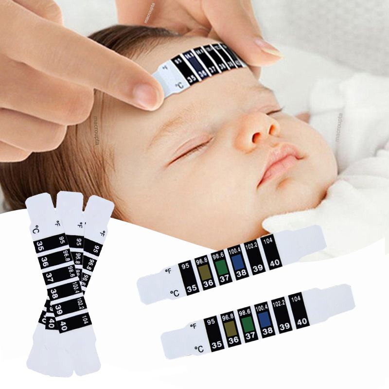Stiker dahi kepala anak, 10 bu - Temperature Strip Thermometer ulasan dan harga