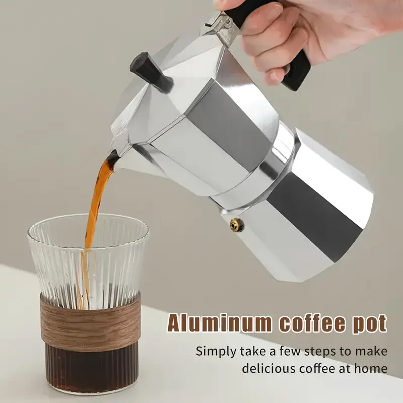 Moka Pot Aluminium Klasik 50-3 - Coffee Equipment Set ulasan dan harga