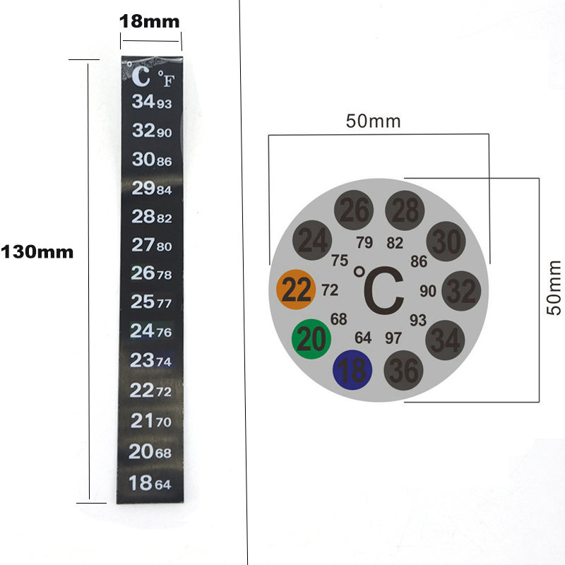 Stiker Termometer Perekat Stri - Temperature Strip Thermometer ulasan dan harga