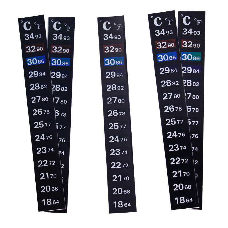1/2/3/5 Buah/Lot Strip Termome - Temperature Strip Thermometer ulasan dan harga
