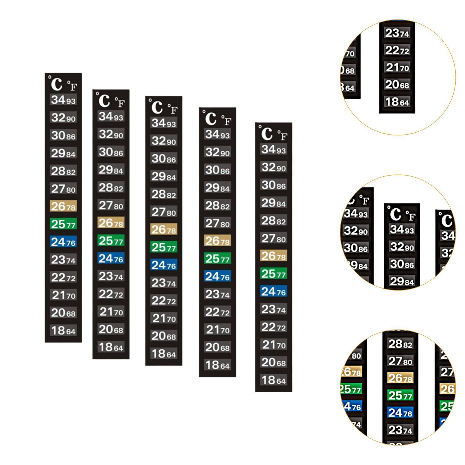 Stiker Indikator Suhu Akuarium - Temperature Strip Thermometer ulasan dan harga
