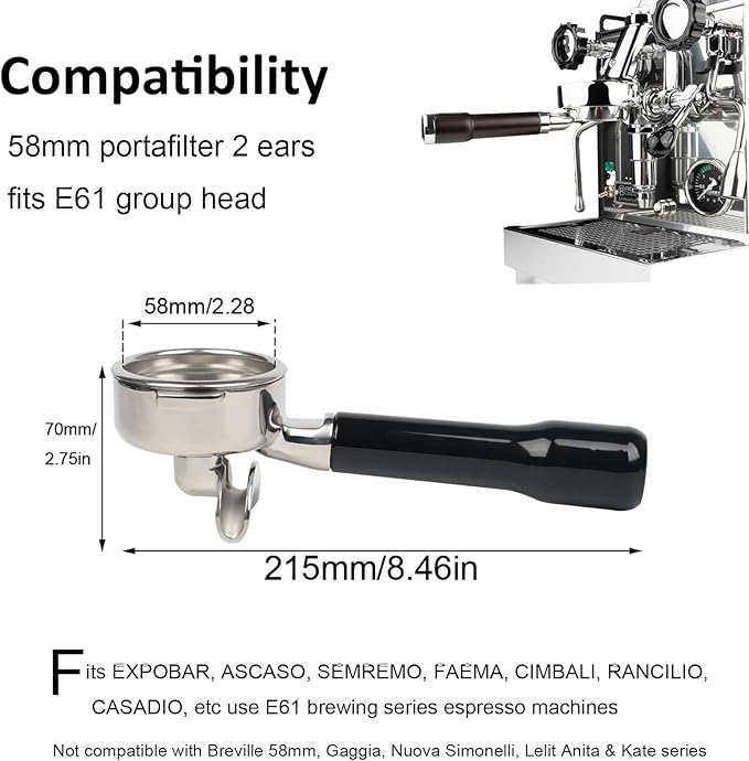 Portafilter E61 58mm Double Sp - Portafilter 58Mm ulasan dan harga