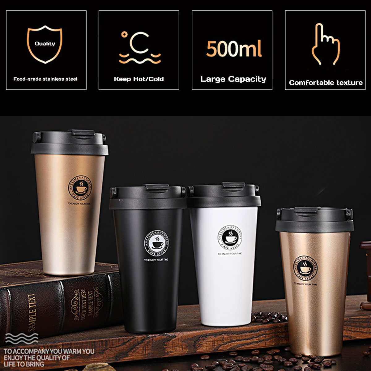 Mug Kopi Perjalanan Terisolasi - Coffee Equipment Gift ulasan dan harga